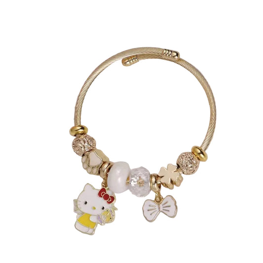 Kawaii Rapunzel Gold Bracelet